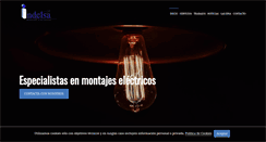 Desktop Screenshot of indelsa.net